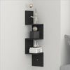 3 Tier Corner Shelf Floating Wall Shelves Storage Display Bookcase Home Decor