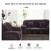 1/2/3/4 Velvet Stretch Sofa Covers Easy Fit Protector Couch Cover Thick Plush