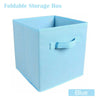 4x 8x Canvas Storage Boxes Foldable Basket Cube Magazine Bookcase Shelving Shelf