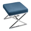 Velvet Footstool Pouffe Ottoman Footrest Makeup Dressing Table Stool Chair Bench