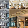 Modern Crystal Ceiling Light Chandelier Pendant Hallway Living Room Bedroom Lamp
