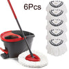 6pcs Easy Wring Clean Turbo Microfibre Replacement Refill Mop Head for Vileda UK