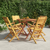 5 Piece Garden Dining Set Solid Wood Teak P3B0