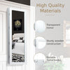 2 IN 1 Mirror Jewelry Cabinet Wall Mounted/Door Hanging Jewelry Armoire Storage