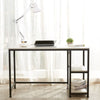 Home Office Desk Computer Desks Writing Table with Shelves Shelf Laptop PC