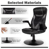 Ergonomic Gaming Chair High Back Leather Rocking Racing Chair W/ Lumbar Support