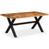 Dining Table Solid Acacia and Wood 180x90x76 G7V9