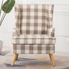 Retro/Vintage Tub Accent Chair Upholstered Padded Armchair Lounge Fabric Sofa UK