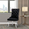 Extra Large Velvet Accent Dining Chair Tufted Lounge Upholstered Home Office
