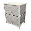 Fabric Chest of Drawers Bedside Cabinet Table Night Stand Storage Unit Cupboard