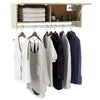 Wardrobe Engineered Wood Cabinet Hanger Clothes Organiser Multi Colours