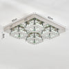 Modern LED Crystal Ceiling Lights Pendant Chandelier Lamp Living Room Kitchen