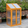 Garden 3 Tier Greenhouse Wood Polycarbonate Cold Frame Flower Plant Growhouse UK