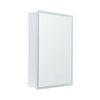 Single Door Led Medicine Cabinet with Mirror 50*70CM Bathroom Wall 3 Color Mode