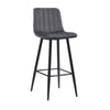 2pcs Dining Chairs Barstools Set Velvet Cushion Padded Metal Legs Kitchen Chair