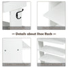 7-tier Double Shoe Storage Tower Organiser Unit Home Display Shelf Rack Stand