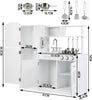 WOLTU Childern's Pretend Play Kitchen Toy Set for Kids with Oven Stove White