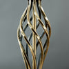 Barley Twist Table Lamp Traditional Glass Living Room 47CM Tall Light LED Bulb