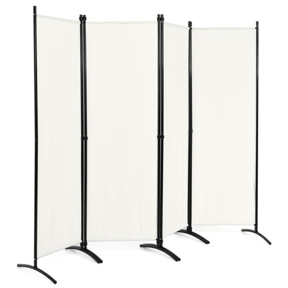 Folding Room Divider 4 Panel Wall Privacy Screen Protector Home Living Room