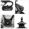 Steampunk Vintage LED Outdoor Wall Light Clear Metal Lantern Garden Wall Lamp UK
