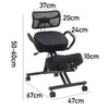 Ergonomic Office Chair Kneeling Stool Back Support Adjustable Orthopaedic Seat