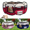 Foldable Pop Up Fabric Dog Crate Cat Cage Pet Travel Puppy Play Pen Tent Outdoor