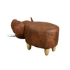 Upholstered Animal Shaped Ottoman Ride-on Footrest Stool Rest Seat TOY Kids New