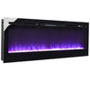 36/40/50/60 inch Electric Fire Fireplace Wall Mounted/Inset LED 12 Colour Flames