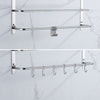 3 Tier Chrome Plated Wall Mount Towel Rail Bathroom Hanging Rack Holder Storage