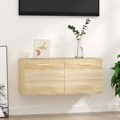 Wall Cabinet Engineered Wood Floating Hanging Cabinet Multi Colours