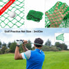 10x10ft Golf Practice Net For Golfer Practicing Outdoor Small Space Garden Home