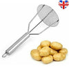 UK Stainless Steel Potato Masher Practical Kitchen Gadgets Potato