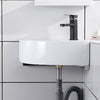 New Corner Basin Sink Bathroom Cloakroom Wall Corner Ceramic Wall Hung UK