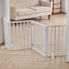 Expanding 3 4 Panel Pet Dog Barrier Gate Guard Fench Doorway Safety Freestanding