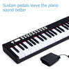 Portable 88 Keys Digital Piano Electronic Keyboard with Full-Size Weighted Keys