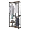 Clothes Rail Garment Dress Hanging Display Stand Shelves w/ Shoe Storage Rack