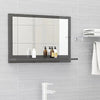 Bathroom Mirror Engineered Wood Toilet Wall Mirror Multi Colours/Sizes vidaXL