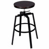 Set of 2 Industrial Bar Stool Pub Swiwal Chairs Kitchen Dining Seat W/ Footrest
