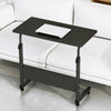 Portable Trolley Laptop Table Computer Desk Keyboard Tray Height Adjustable UK