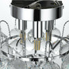 Crystal Ceiling Lamp Chandelier Flush Mount 3 Light Ф30cm Hallway Living room