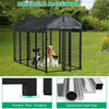 Heavy Duty Outdoor Dog Kennel Pet Cage Playpen wi/ Roof Lockable Latch 249/165cm