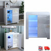Modern Sideboard Display Cabinet Cupboard High Gloss 2 Doors 3 Drawers LED