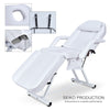 ONPNO Salon Beauty Bed and Hydraulic Stool, Adjustable 3-Section Massage Table