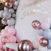 167 Balloon Arch Kit Garland Birthday Wedding Baby Shower Party (Pink/Silver)