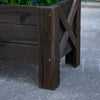 Wooden Garden Raised Bed Planter Grow Containers Pot, 100x36.5x36cm
