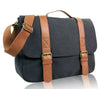 Canvas Laptop Notepad Crossbody Large Messenger Bag Satchel Womens Mens Unisex