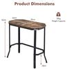 Industrial Bedside Table Narrow Side Table Coffee Table Living Room Furniture