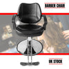 New Salon Hydraulic Barber Chair With Footrest For Tattoo Haircut Beauty Stylist