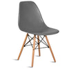 Dining Table and Chairs 4 6 Set Wooden legs Retro dining Room Chair Grey Kitchen