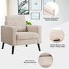 Modern Upholstered Accent Sofa Chair Button Tufted Armchair Leisure Lounge Chair